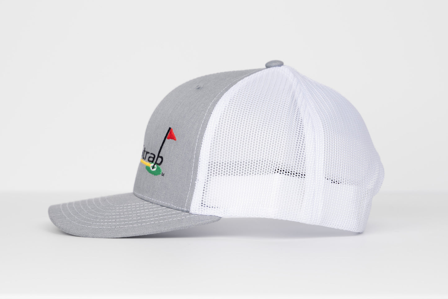 Richardson 112 Snap Back Trucker Hat - Grey/White