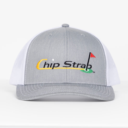 Richardson 112 Snap Back Trucker Hat - Grey/White